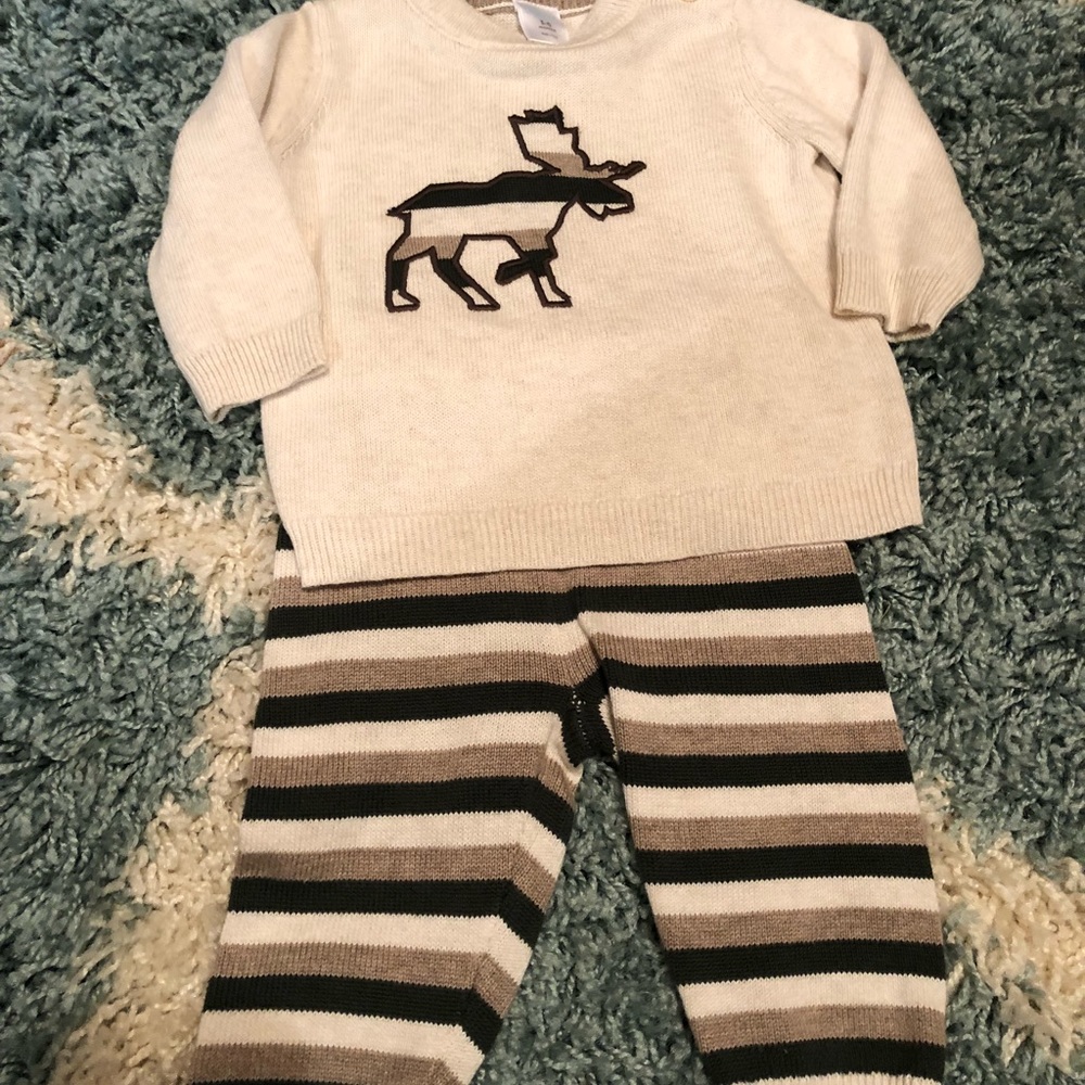 Gymboree moose outfit